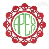 Skull Monogram Embroidery Frame