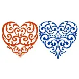 Flourish Heart SVG Cuttable Design