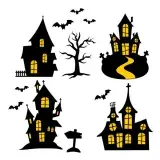 Haunted House SVG Cuttable Design