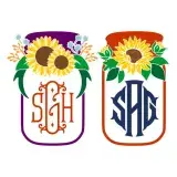 Sunflowers Mason Jar SVG Cuttable Design