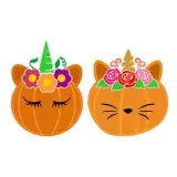 Pumpkin Unicorn SVG Cuttable Design