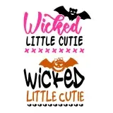 Wicked Little Cutie One SVG Cuttable Design