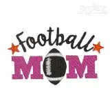 Football Mom Embroidery Design