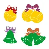 Christmas Jingle Bell SVG Cuttable Design