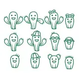 Cactus Family SVG Cutable Design