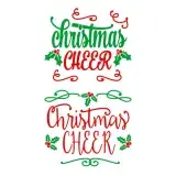 Christmas Cheer SVG Cuttable Design
