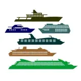 Cruise Ship SVG Cuttable Design