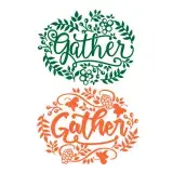 Thanksgiving Gather SVG Cuttable Design