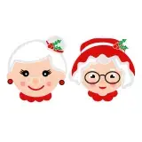 Mrs. Santa Claus SVG Cuttable Design