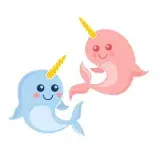 Sea Unicorn Narwhal SVG Cuttable Design