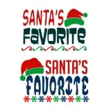 Santa's Favorite SVG Cuttable Design