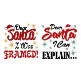 Dear Santa SVG Cuttable Design