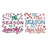 Tis' The Season To Sparkle SVG Cuttable Design