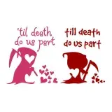 'Til Till Death Do Us Apart SVG Cuttable Design