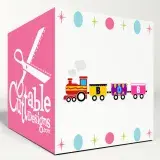 Train SVG Cuttble Font
