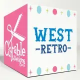 West Retro SVG Cuttable Font