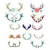 Antlers Pack SVG Cuttable Design