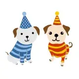 Party Dog SVG Cuttable Design
