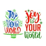 Joy to Your World SVG Cuttable Design