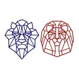 Geometric Lion SVG Cuttable Design