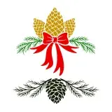 Pine Cone SVG Cuttable Design