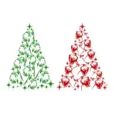 Schnauzer Christmas Tree SVG Cuttable Design