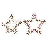 Christmas Star Lights SVG Cuttable Design