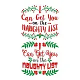 Get You on the Naughty List SVG Cuttable Design