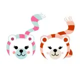 Cute Winter Bear SVG Cuttable Design