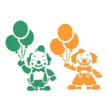 Cute Clown SVG Cuttable Design