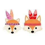 Cute Little Indian Fox SVG Cuttable Design