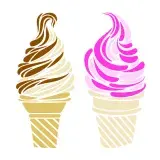 Ice Cream Cone SVG Cuttable Design