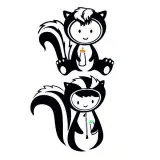 Skunk Kid SVG Cuttable Design