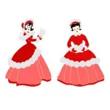Victorian Lady SVG Cuttable Design