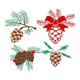 Pine Cone SVG Cuttable Design