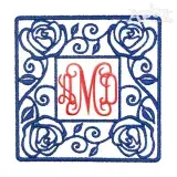 Roses Square Embroidery Frame