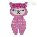 Lovely Llama Embroidery Design