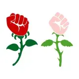 Feminist Hand Sign Flower SVG Cuttable Design