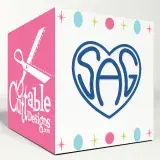 Round Heart Monogram SVG Cuttable Font