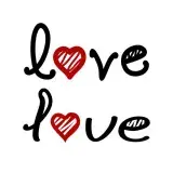 Doodle Love SVG Cuttable Design