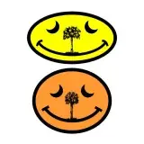 Smile Palmetto Moons Face SVG Cuttable Design