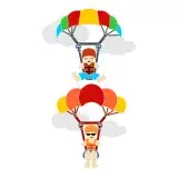 Parasailing SVG Cuttable Design