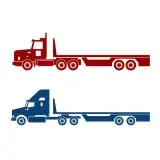 Flatbed Truck SVG Cuttable Design