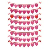 Valentine's Day Bunting SVG Cuttable Design