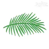 Palm Leaves Embroidery Design
