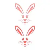 Bunny Face SVG Cuttable Design