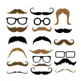 Mustache Pack SVG Cuttable Design