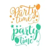 Party Time SVG Cuttable Design