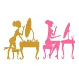 Make Up Girl SVG Cuttable Design