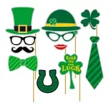 St. Patrick's Day Party Photo Props SVG Cuttable Design